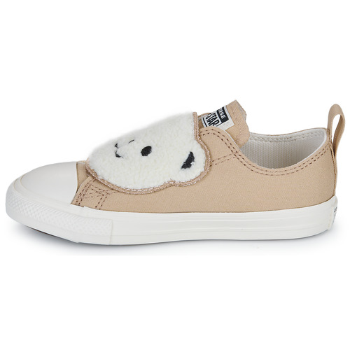 Scarpe-bambini-ragazza-Converse-CHUCK-TAYLOR-ALL-STAR-SHERPA-BEAR-EASY-ON-Beige-Converse-194435192727-3