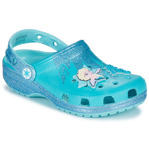 Scarpe bambini ragazza Crocs  Frozen Elsa Classic Clog K  Blu Crocs 196265808113