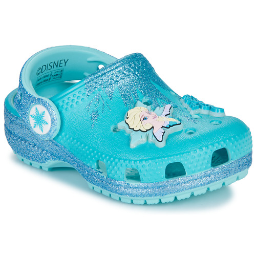 Scarpe bambini ragazza Crocs  Frozen Elsa Classic Clog T  Blu Crocs 196265808250