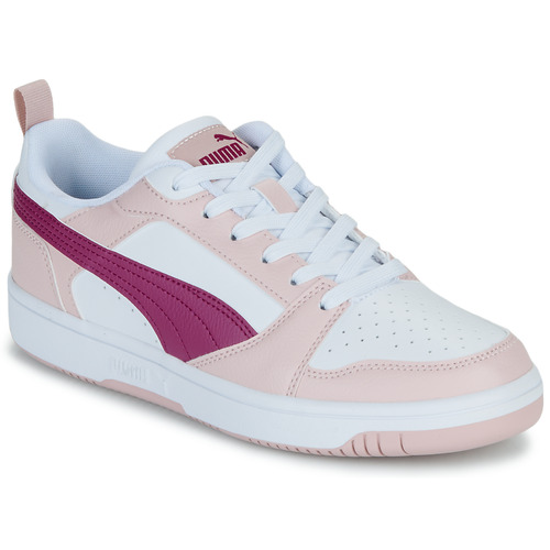 Scarpe bambini ragazza Puma  Puma Rebound V6 Lo Jr  Rosa Puma 4067979654449