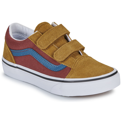 Scarpe bambini ragazza Vans  Old Skool V  Marrone Vans 197065675820