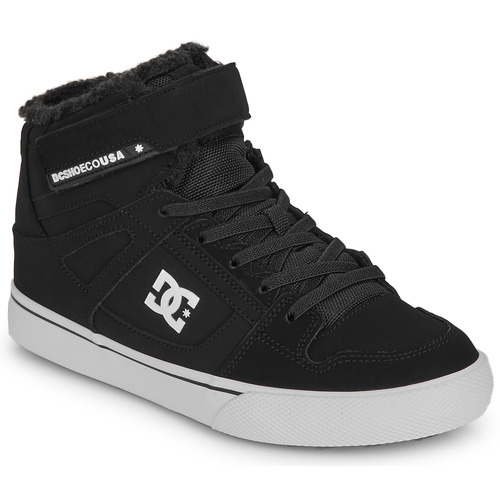 Scarpe bambini ragazzo DC Shoes  PURE HIGH-TOP WNT EV  Nero DC Shoes 3616750310473