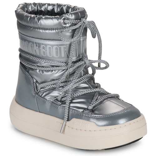 Scarpe da neve bambini ragazza Moon Boot  MB JR PARK BOOT  Argento Moon Boot 8059791064533