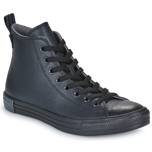 Converse en cuir noir homme best sale