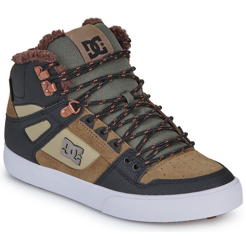 Sneakers alte uomo DC Shoes  PURE HIGH-TOP WC WNT  Marrone DC Shoes 3616750318257