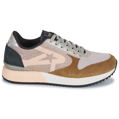 Sneakers-basse-FIBER-W-UNITED-Marrone-1