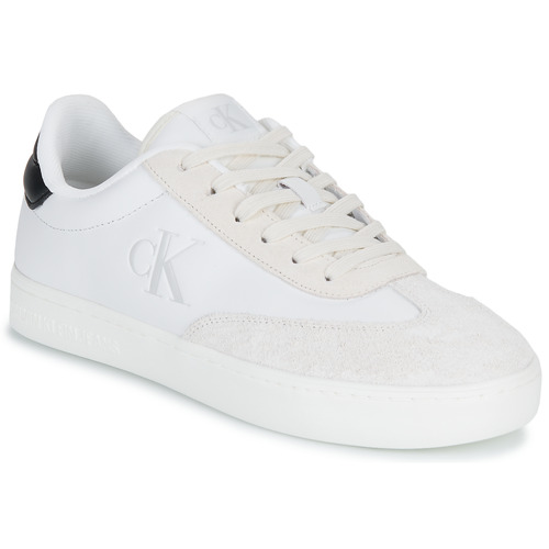 Sneakers uomo Calvin Klein Jeans  CLASSIC CUPLOWLACEUP LTH FAD  Bianco Calvin Klein Jeans 8721107179353