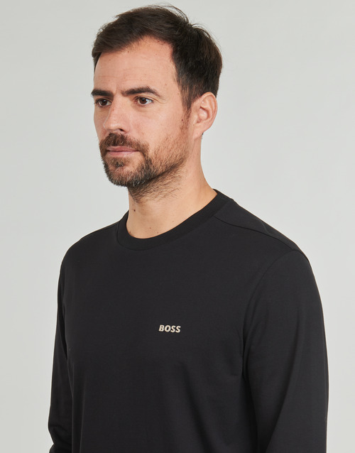 T-shirts-a-maniche-lunghe-uomo-BOSS-Tee-Long-Nero-BOSS-4063544160148-4