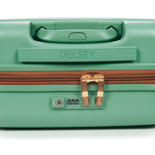 Valigia rigida uomo DELSEY PARIS  FREESTYLE 4DR CABINE 55CM SLIM  Verde DELSEY PARIS 3219110510751