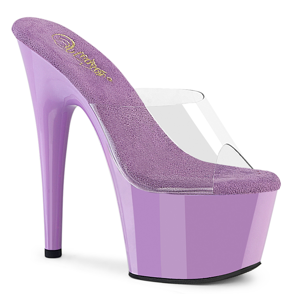 Pleaser ADORE-701 ADO701/C/LV Sabot Donna  Tacco Altissimo 17 Plateau 7.0 Trasparente ADO701/C/LV