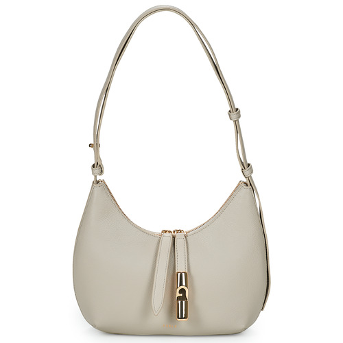 Borsa a spalla donna Furla  FURLA GOCCIA S SHOULDER BAG  Bianco Furla 8050597536262