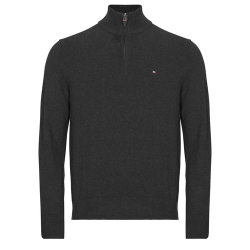 Maglione uomo Tommy Hilfiger  PIMA ORG CTN CASHMERE ZIP MOCK  Grigio Tommy Hilfiger 8720641480666