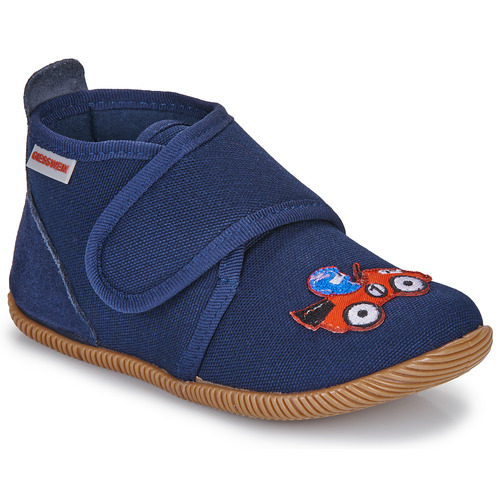 Pantofole bambini ragazzo Giesswein  SAARLOUIS  Blu Giesswein 9009953055625