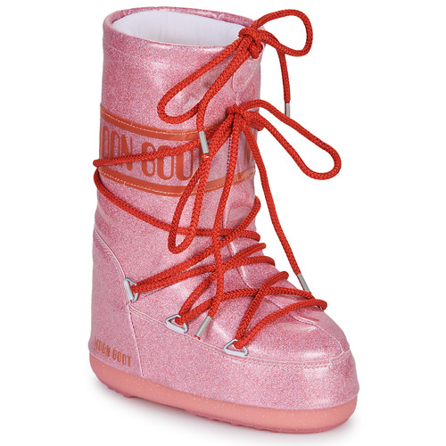 Scarpe da neve bambini ragazza Moon Boot  MB ICON JR GLITTER  Rosso Moon Boot 8059791065387