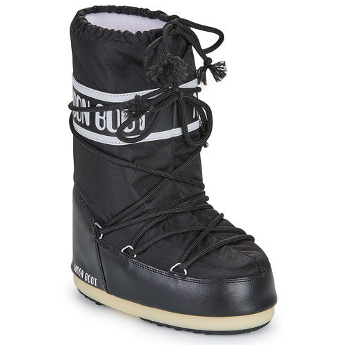 Scarpe da neve bambini ragazza Moon Boot  MB ICON NYLON  Nero Moon Boot 8059791058655