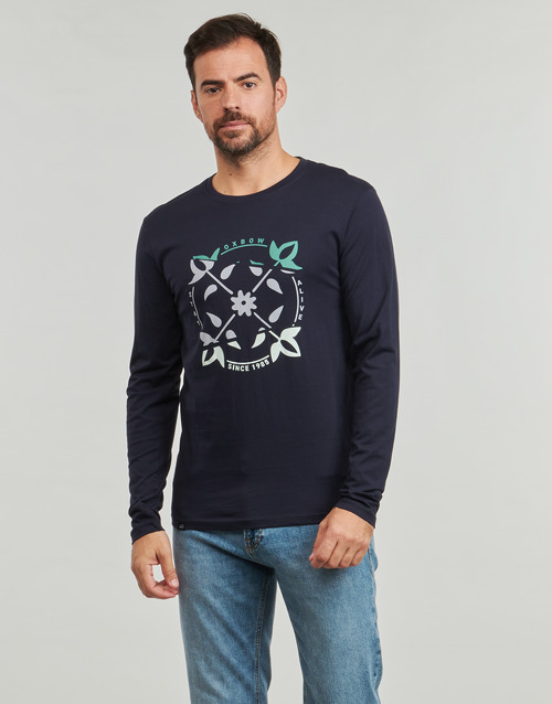 T-shirts-a-maniche-lunghe-uomo-Oxbow-Q2TWAINE-Marine-Oxbow-3605168533000-1