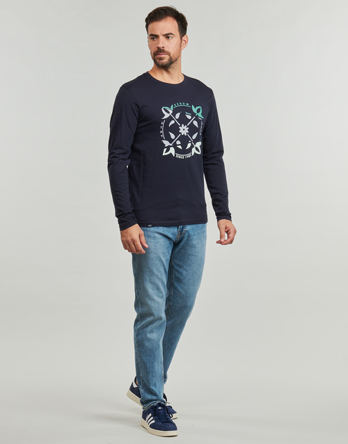 T-shirts-a-maniche-lunghe-uomo-Oxbow-Q2TWAINE-Marine-Oxbow-3605168533000-2